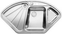 Мойка Blanco Delta-IF InFino нержавеющая сталь зеркальная полировка с клапаном-автоматом и коландером